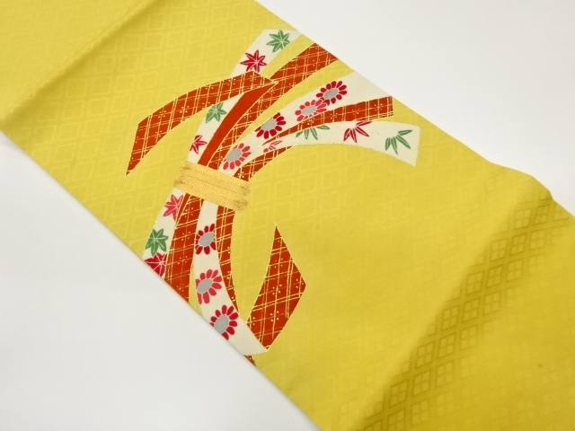 JAPANESE KIMONO / GILT GOLD EMBROIDERY / GOLD KINKOMA EMBROIDERY BUNCH